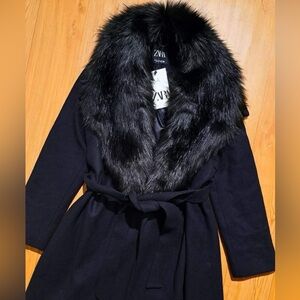 Zara women Manteco wool coat